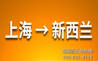 上海到新西兰空运